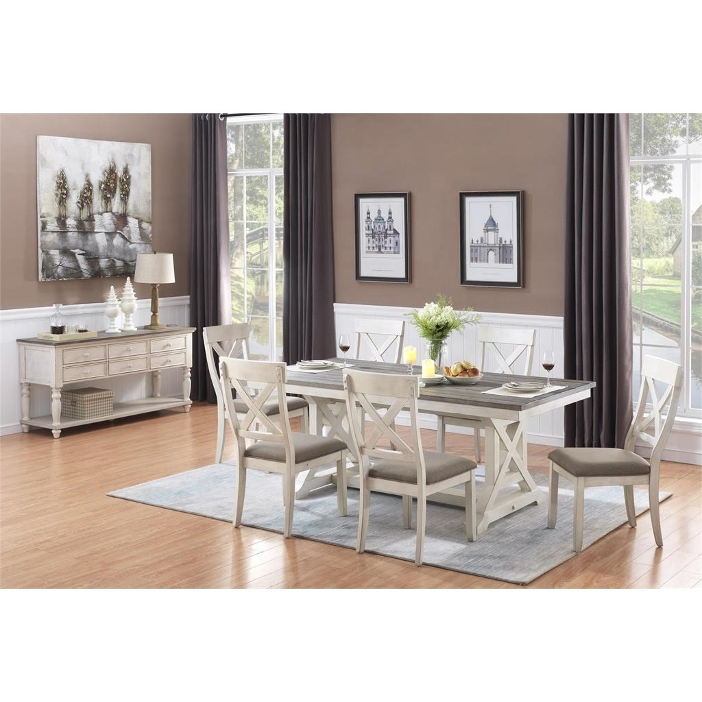 Coast to Coast Imports Bar Harbor II Formal Dining Room Group Value
